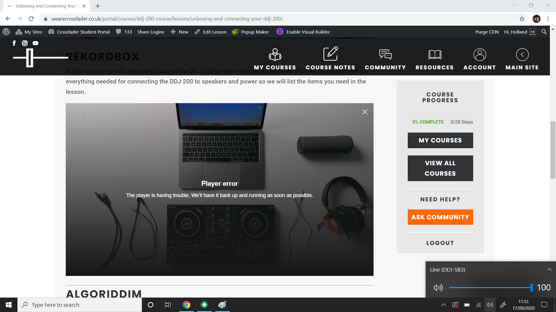 Fix Vimeo Player Issue