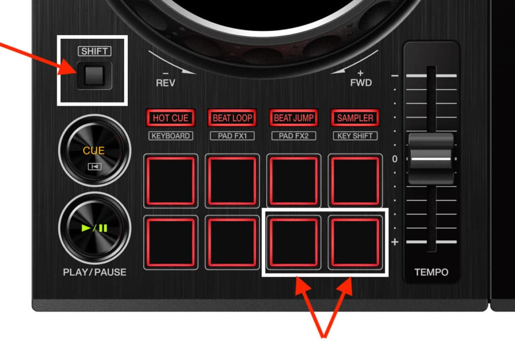 Parameter Controls On DDJ-400