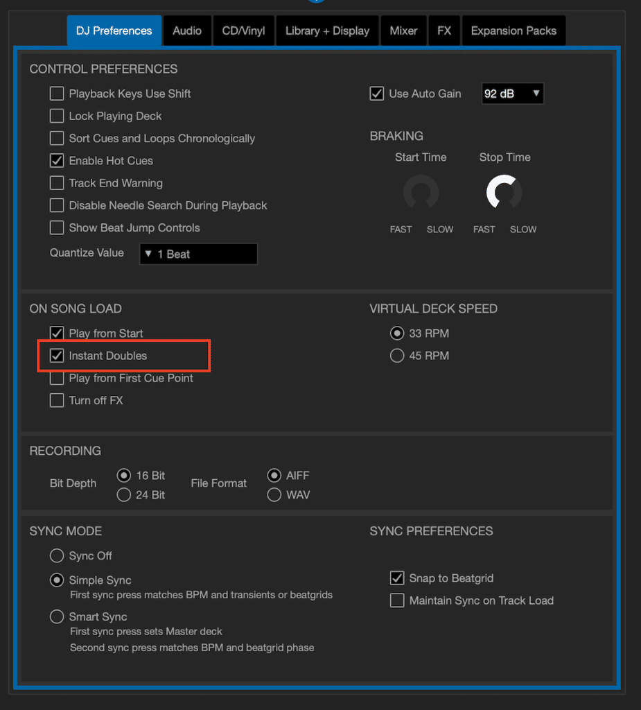 serato instant doubles