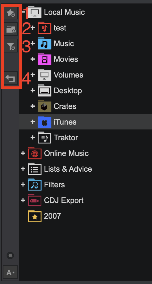 managing playlists in virtual dj