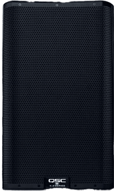 QSC K12.2 premium PA speakers with powerful bass for professional DJs