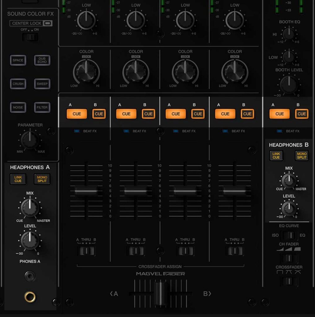 djm a9 dual headphones