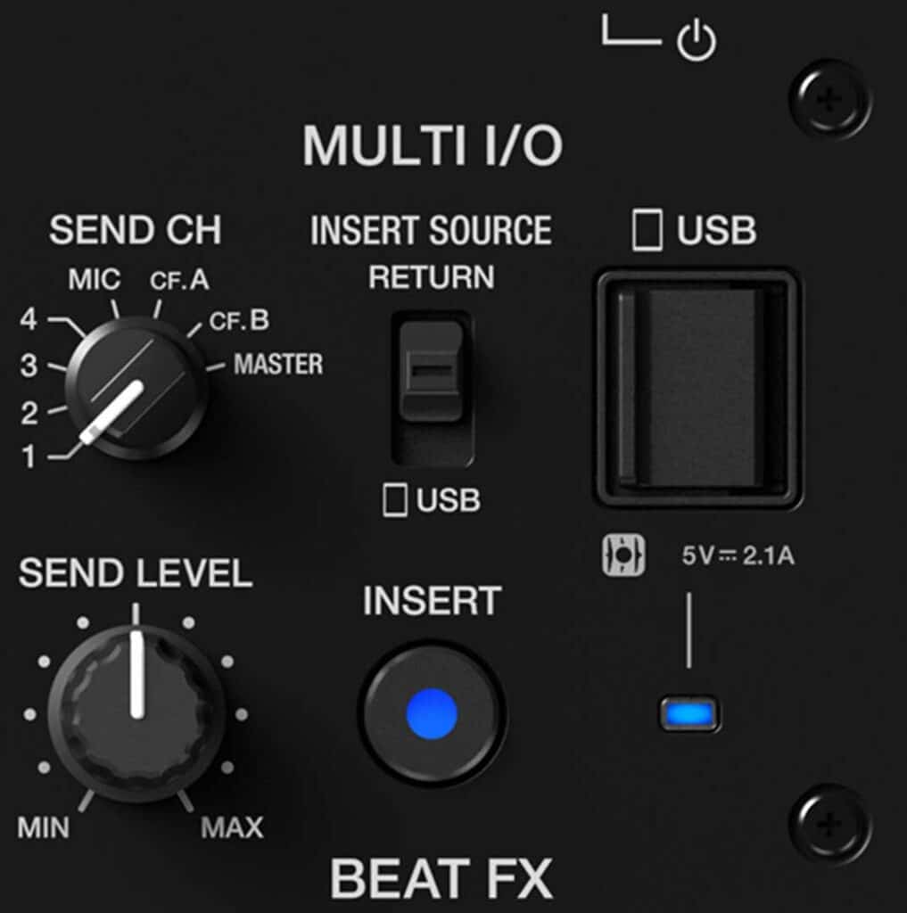 multi i/o send and return djm a9