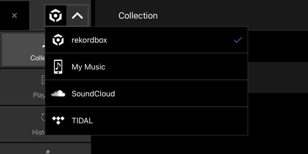 rekordbox app streaming