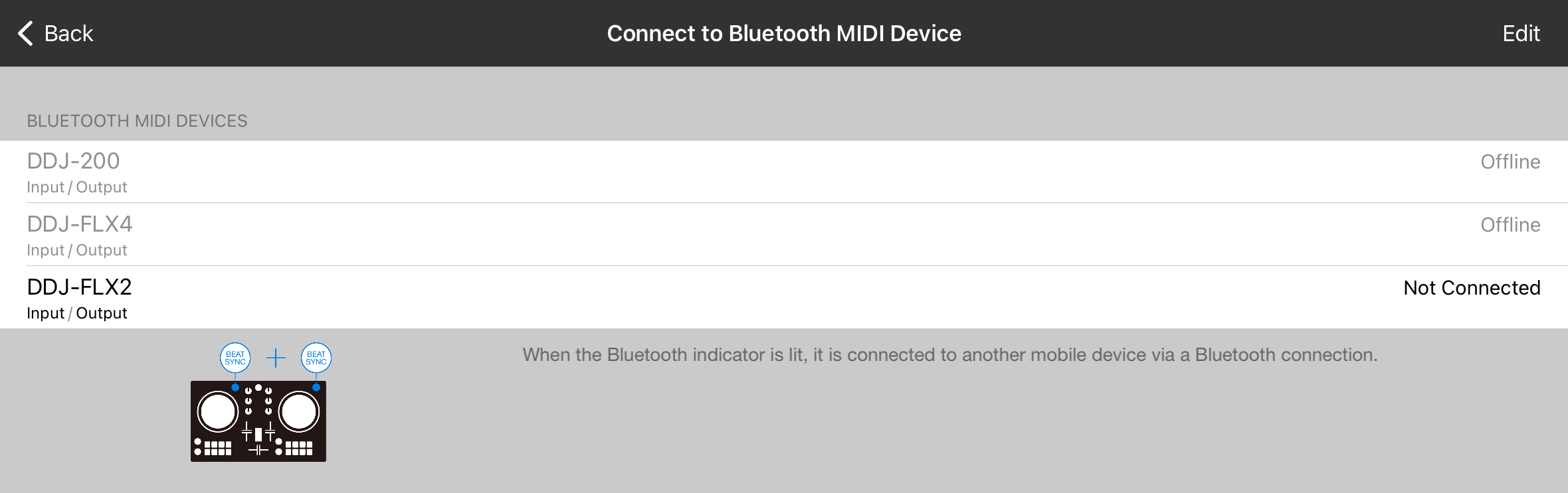FLX2 rekordbox Bluetooth