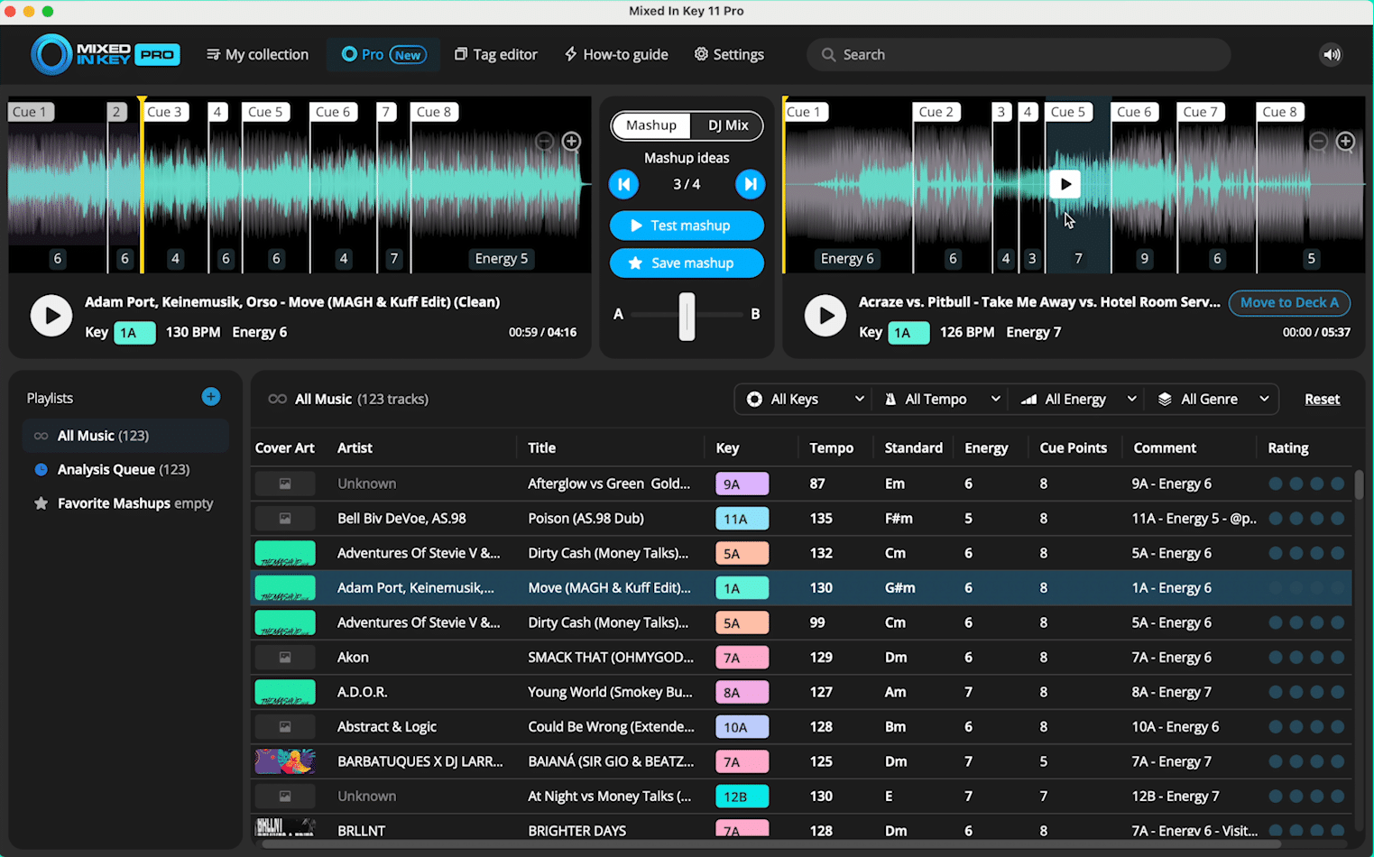 Mixed In Key Mashup Mode